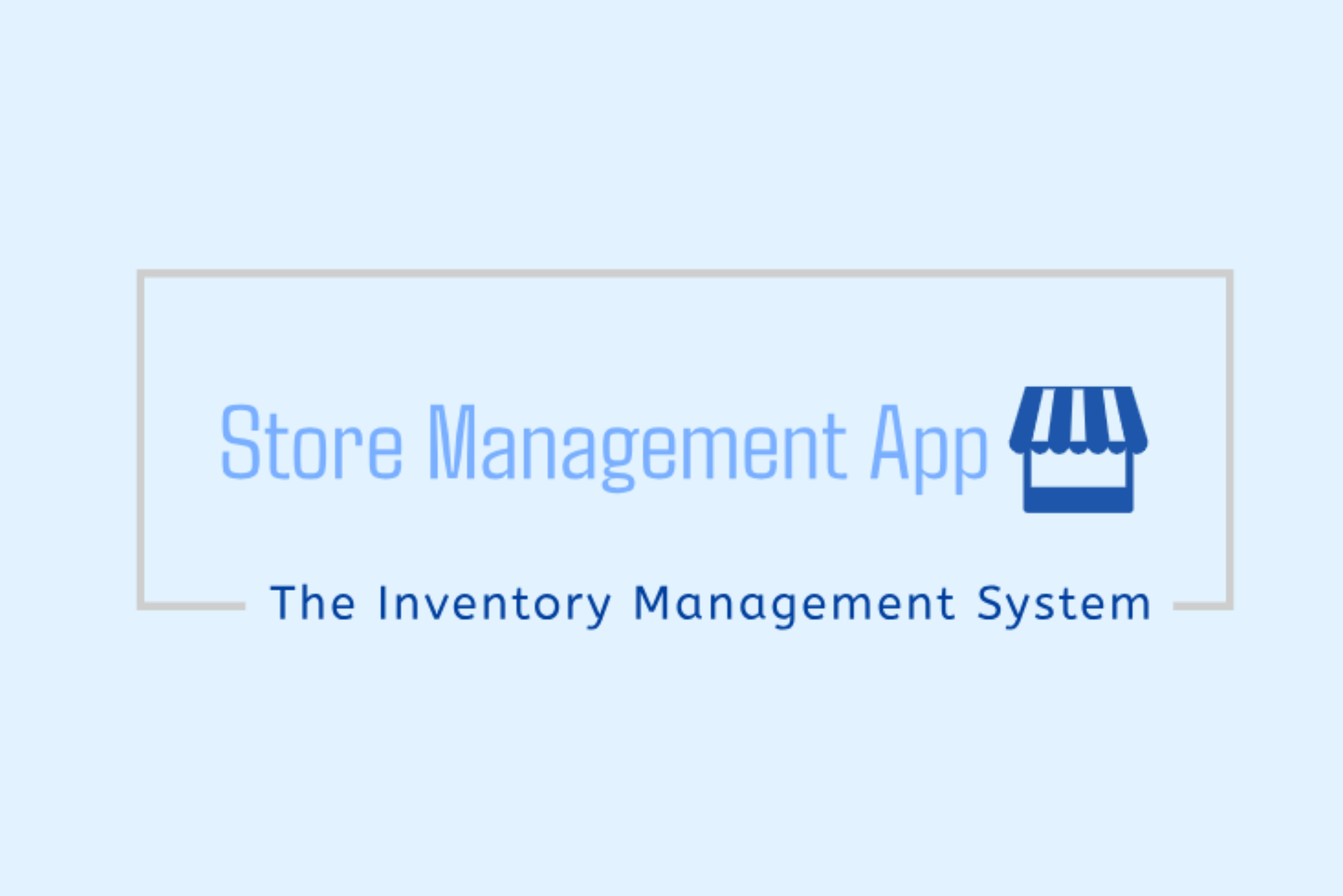 Store Management App